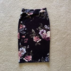 Floral Pencil Skirt